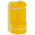 PHc Blade Bank, Disposable Razor Blade Container, Hi-Vis Yellow, (4 Set of BB00205)