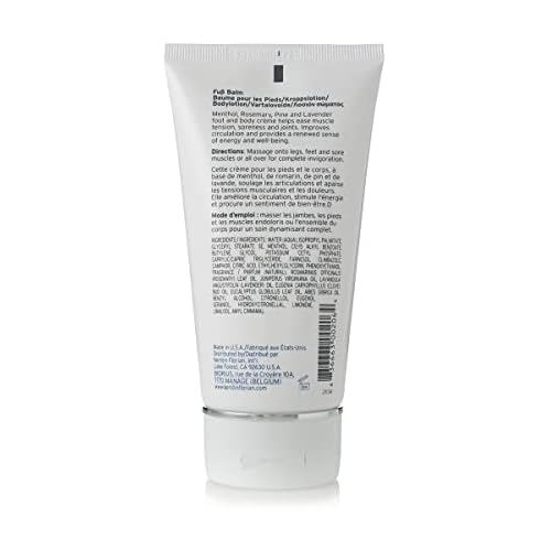Kerstin Florian Fub Balm | Deep Moisture Soothing Foot and Body Cream with Menthol | Rosemary and Lavender (4.5 fl oz)