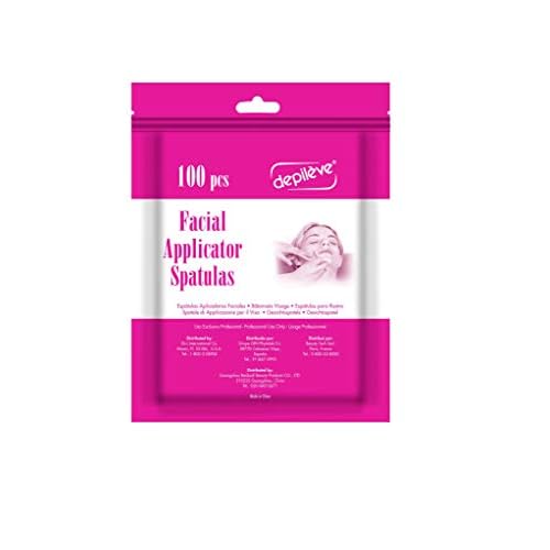 Depileve Wooden Facial Applicators - Waxing Applicator Sticks - Box of 100