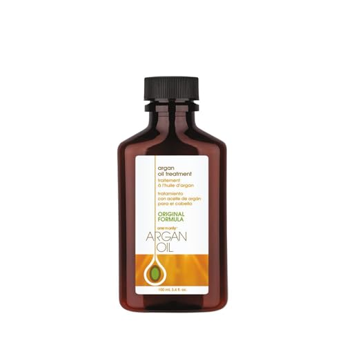 One n Only Argan Oil Hair Treatment - Lightweight & Hydrating Hair Oil for Natural, Wigs & Extensions - Shine Enhancing, Heat Protectant & Frizz Control (3.4 oz)