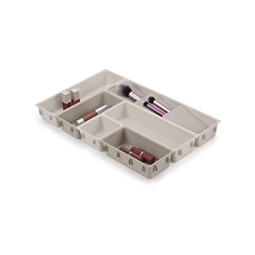 Joseph Joseph Viva - Modular 7-piece Makeup Beauty Drawer Organiser Set, Storage Boxes dividers for makeup, beauty grooming items, cosmetics, hair accessories