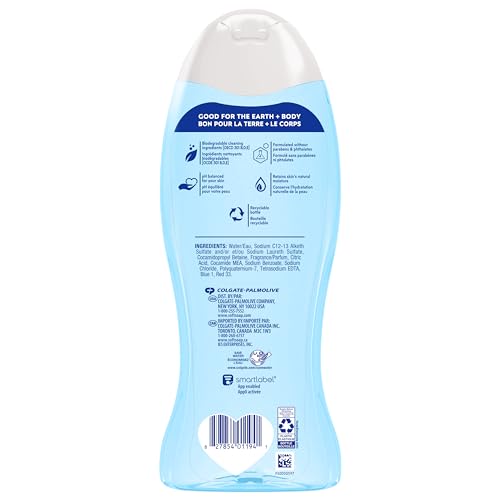 Softsoap Moisturizing Body Wash Hawaiian Luau, Jasmine and Vanilla Scent, 20 oz Bottle, 12 Pack
