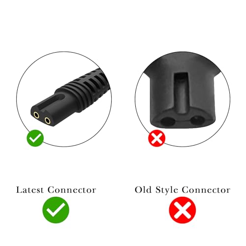 Linkidea 5V Shaver Charger Cord Compatible with Braun Series 1, 3, 5, 7, 9, Replacement USB Adapter Cable, Electric Razor Data Cable (Black)