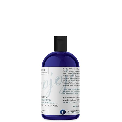 Dr Joe Lab Tamanu Oil 8 oz Pure Natural Cold Pressed Unrefined Extra Virgin Tamanu Nut Oil - for Hair Skin Body Nail and Beard - Moisturizing, Soothing, Hydrating, & Nourishing