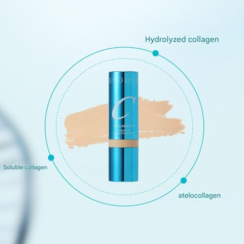 ENOUGH Collagen 3X Moisture Stick Foundation with Brush, Full Coverage Tinted Sunscreen for Face, Long-Lasting Korean Makeup, Perfect ¬´inted ¬®oisturizer with SPF 50+ (#13N Light Beige, 0.49 oz / 14g)