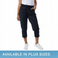 Ladies' Pull-On Active Capris - Black, Small Workout Cropped Pants