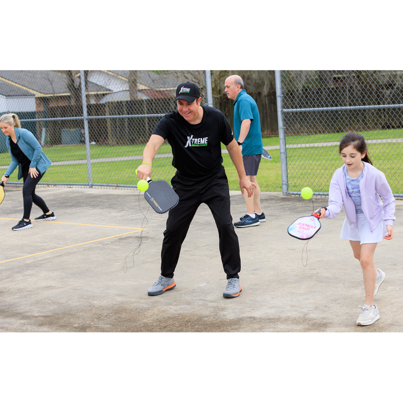 X-treme Pickleball Trainer Paddle Attachment – Rebound Training Aid
