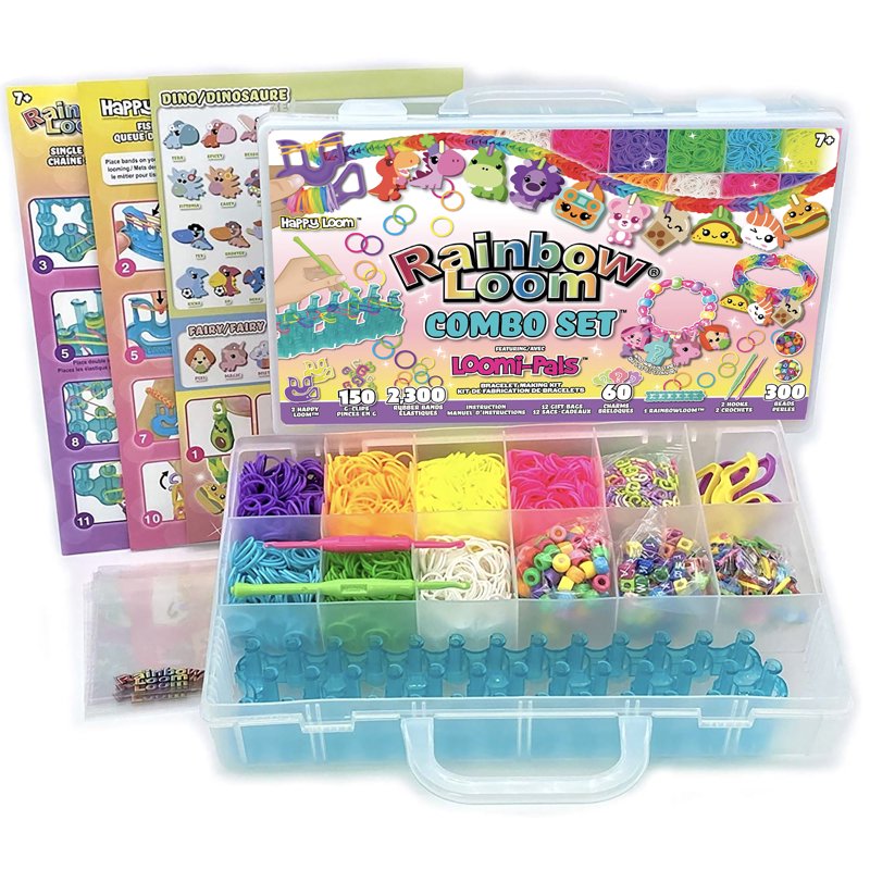 Friendship Bracelet Craft Kit with 2,300 Bands & Charms for Kids