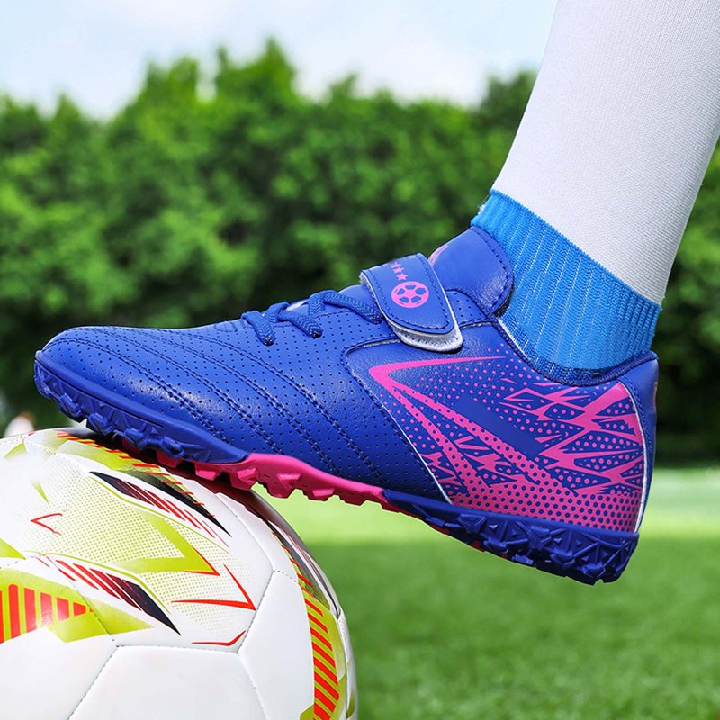 LRen Softball Cleats for Kids - Lightweight Slip-On Football Shoes, Size 11.5