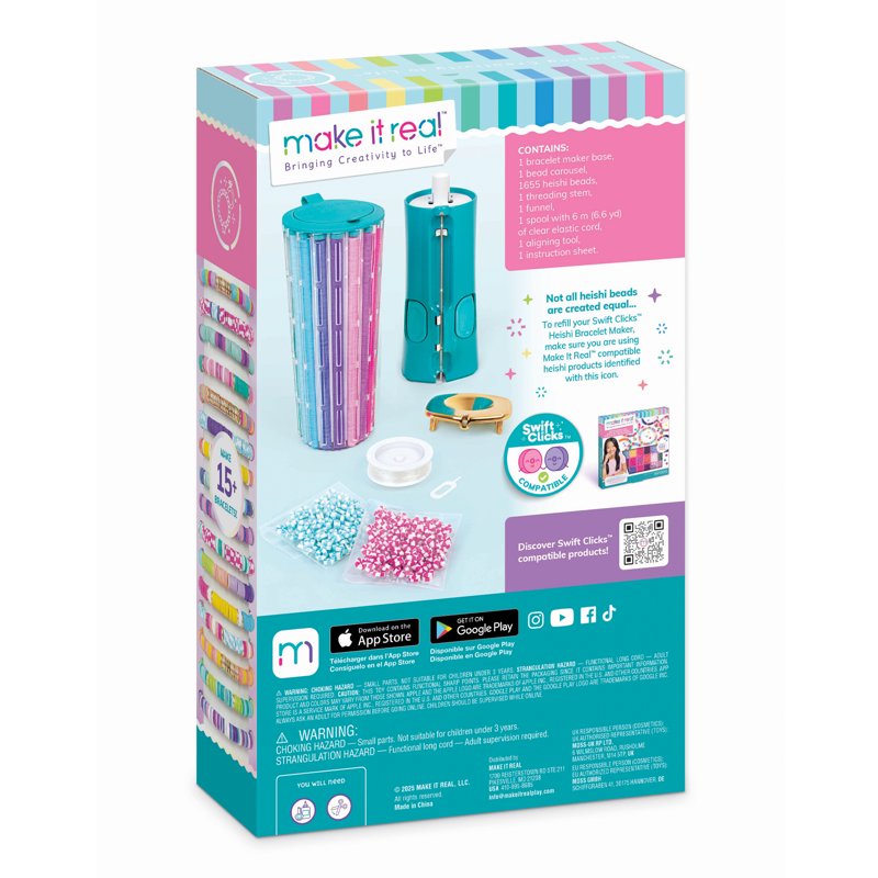 Children's Bracelet Maker Kit - Easy Bead Craft for Kids Ages 8+