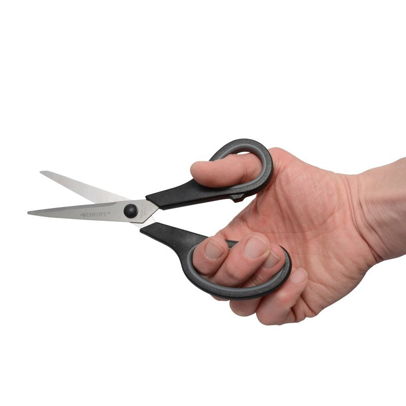 Recycled Office Scissors 8-Inch Black 2-Pack - Eco-Friendly Craft & School Shears