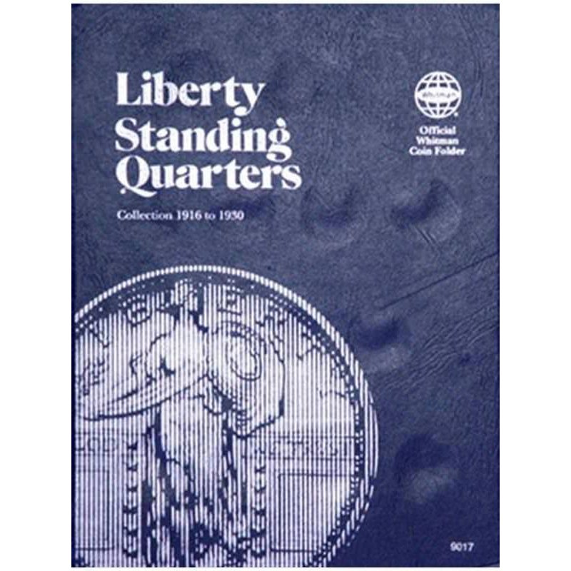 Coin Collection Folder for Liberty Standing Quarters 1916-1930 Hardcover