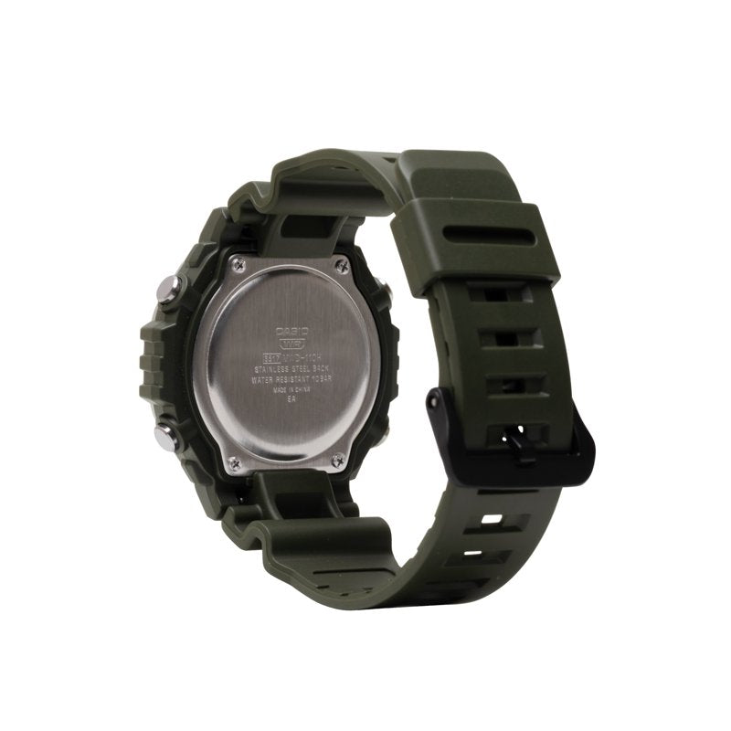 Digital Sport Watch with Stainless Steel Bezel and 10-Year Battery - Men’s Durable Watch