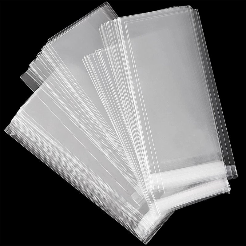 100 Clear Paper Money Sleeves with Storage Box for Currency & Collectibles