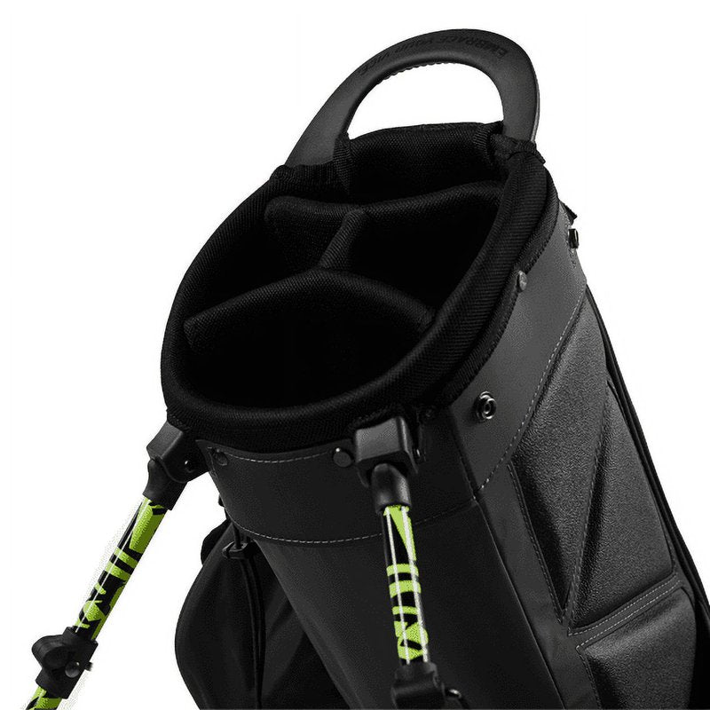 Vice Golf Smart Stand Bag Black/Neon Lime - Lightweight Carry Bag with Stand