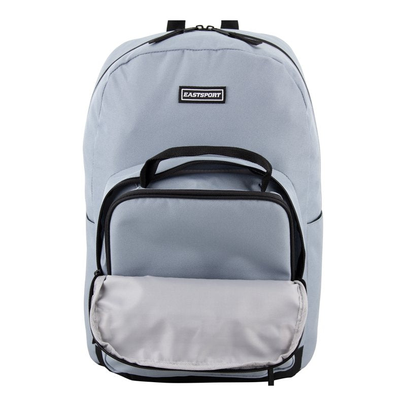 Unisex 17-Inch Backpack & Lunch Box Set - Multiple Colors