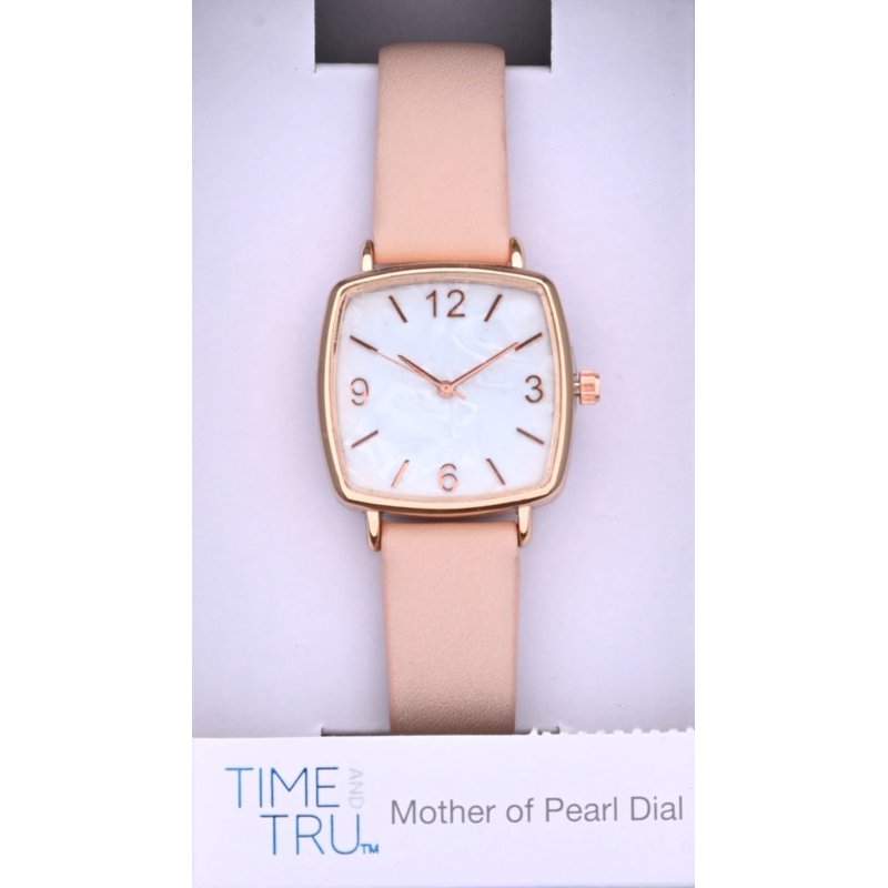 Adult Female Rose Gold Watch with MOP Dial and Adjustable Strap