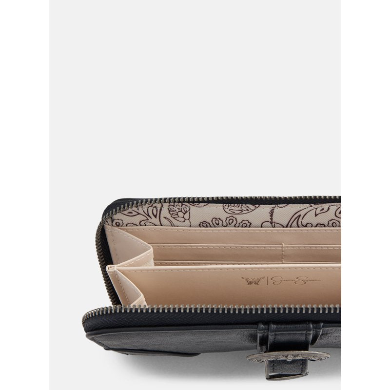 Women's Zip Around Wallet with Card Slots & Bill Pockets - Stylish & Functional
