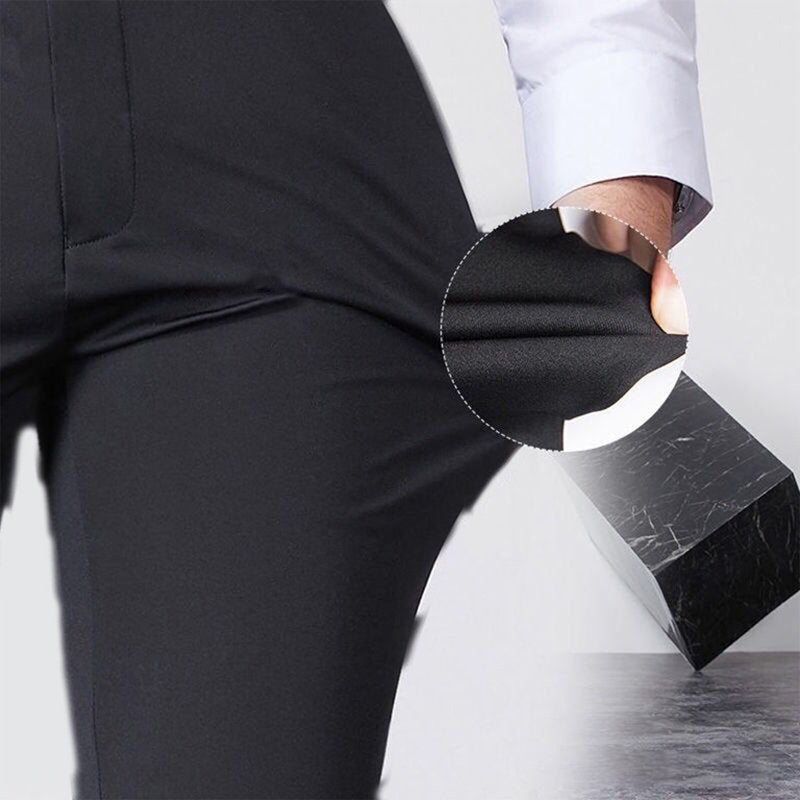 Men's Golf Dress Pants Slim Fit Lightweight Work Trousers with Pockets