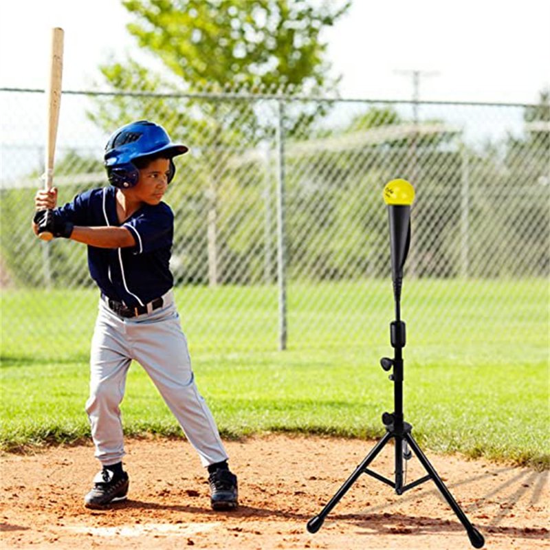 Adjustable Baseball & Softball Batting Tee for Hitting Practice - Portable Stand, 26.8-44 Inches