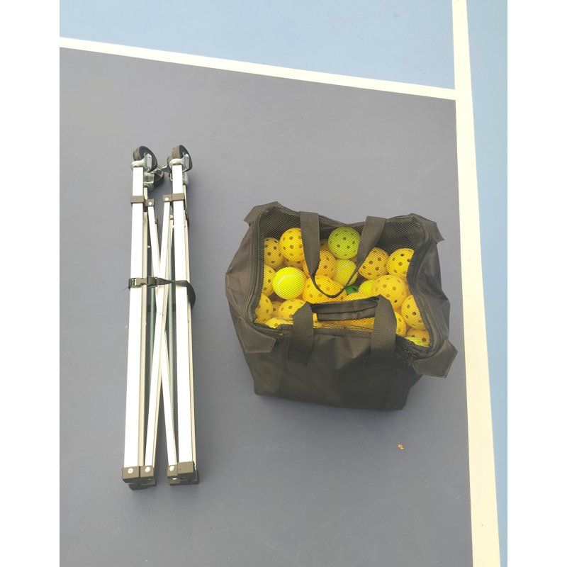 Multi-Sport Ball Cart with Wheels & Detachable Ball Bag - 180 Capacity
