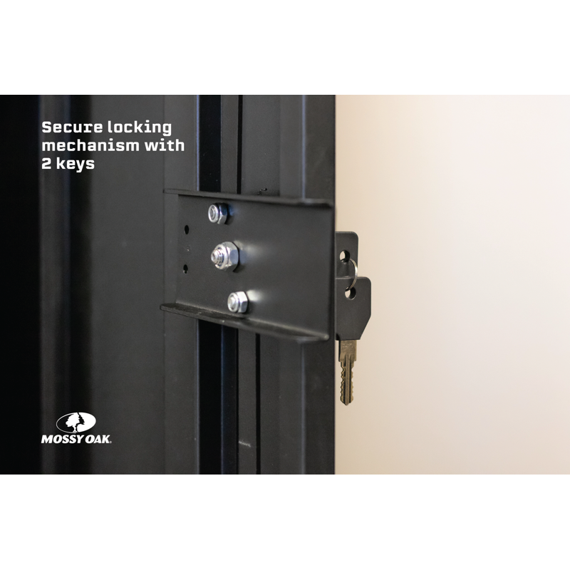 Gun Security Cabinet for 18 Rifles - 21 x 18 x 55 Inch Black Lockable Safe