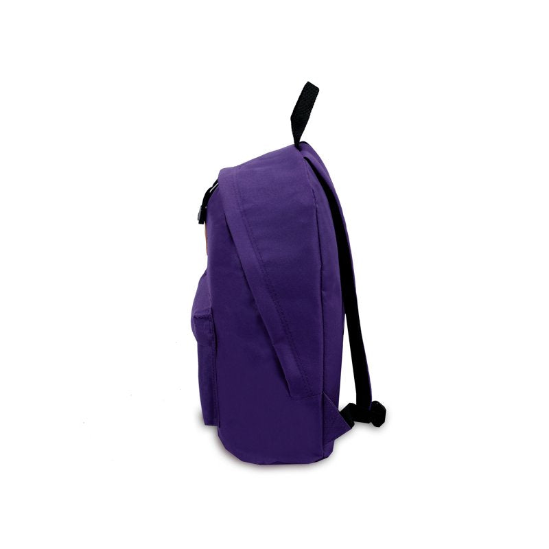 Vintage Backpack with Padded Straps and Front Zipper Pocket - Unisex