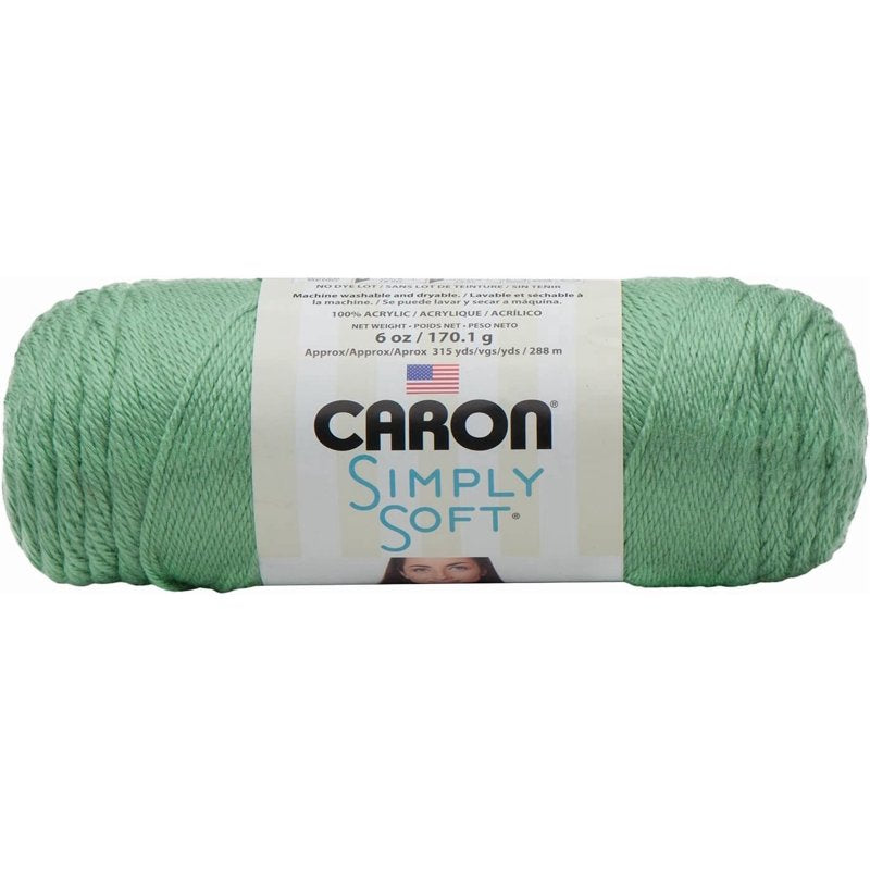 Caron Simply Soft Sage Yarn 3-Pack - Worsted Acrylic Craft Thread