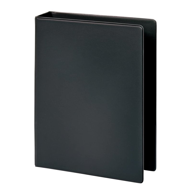 Legal-Size Reference Binder with 2-Inch Rings - Durable Recycled Vinyl, Black