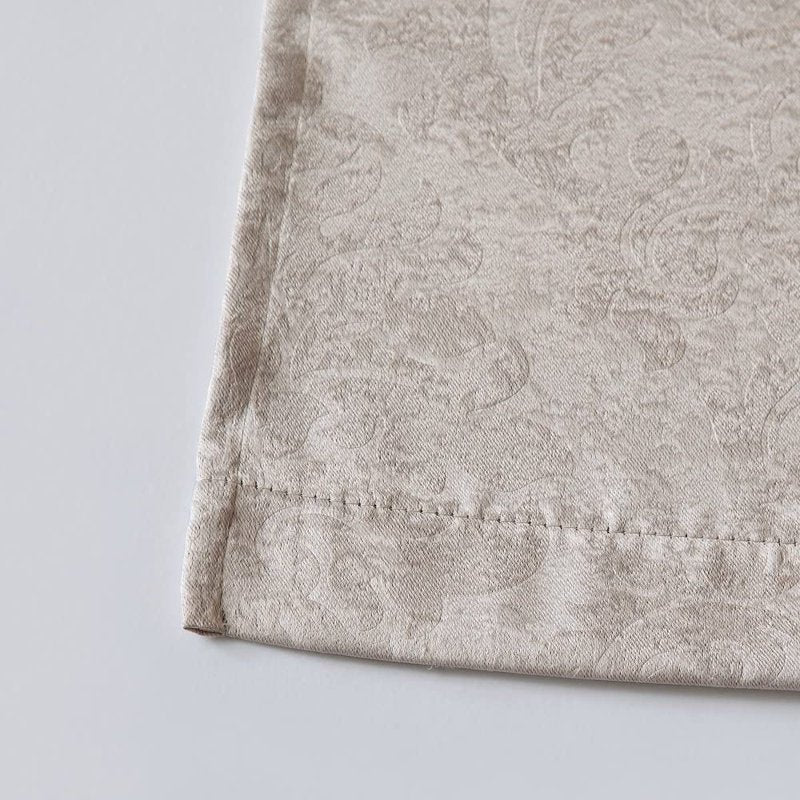 Blackout Curtains with Embossed Damask Pattern - Thermal Room Darkening Drapes