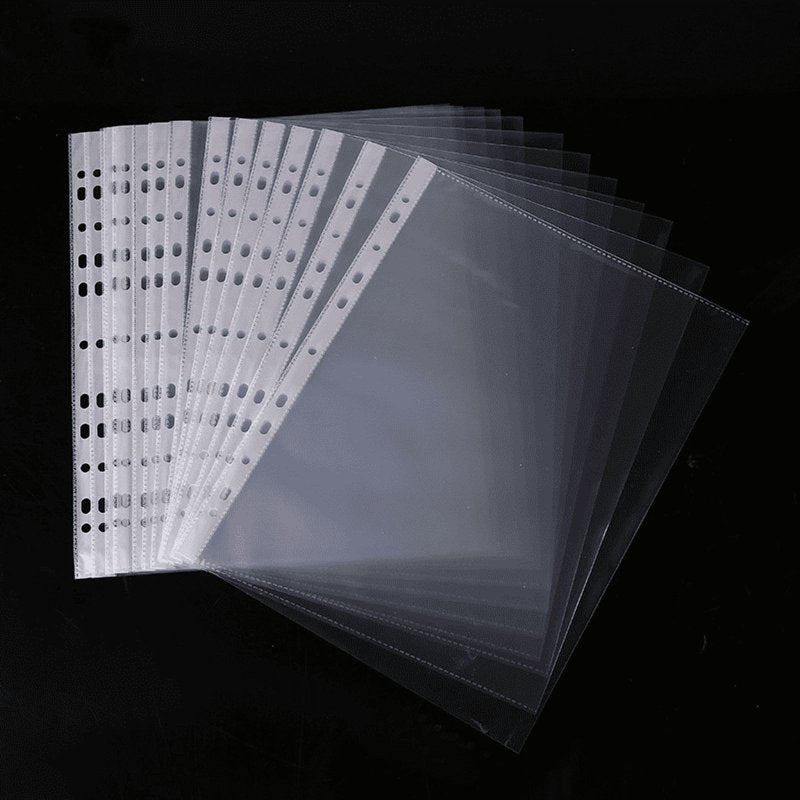 500 Pack Clear Sheet Protectors for 9.25 x 12 Inch Documents and Photos