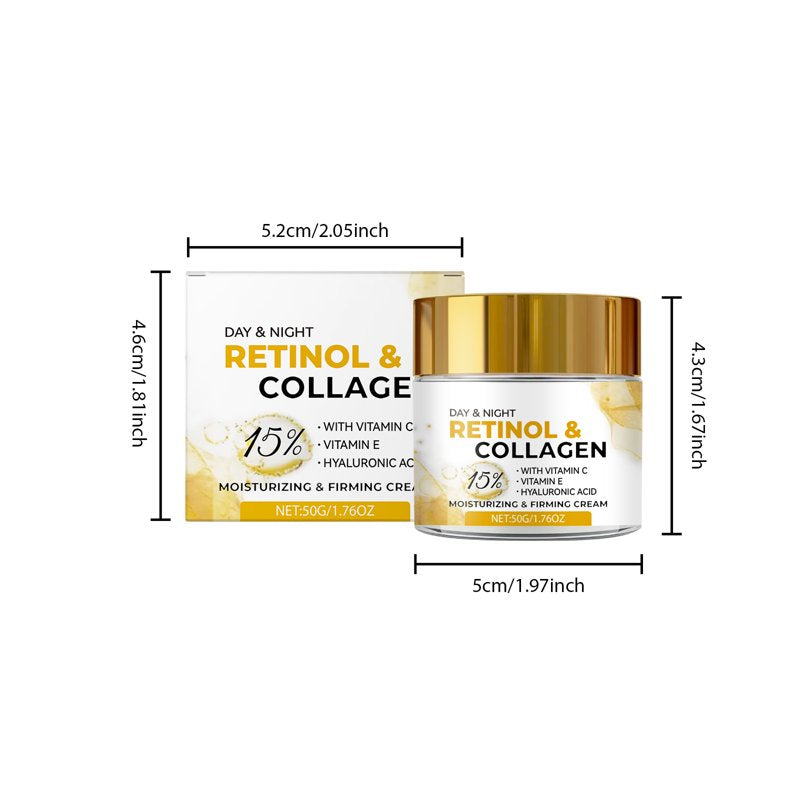 Retinol Collagen Face Moisturizer for Anti-Aging & Hydration - 1.7 fl oz