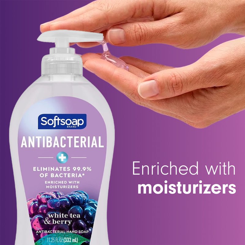 Antibacterial Hand Soap with Moisturizers - White Tea & Berry Scent