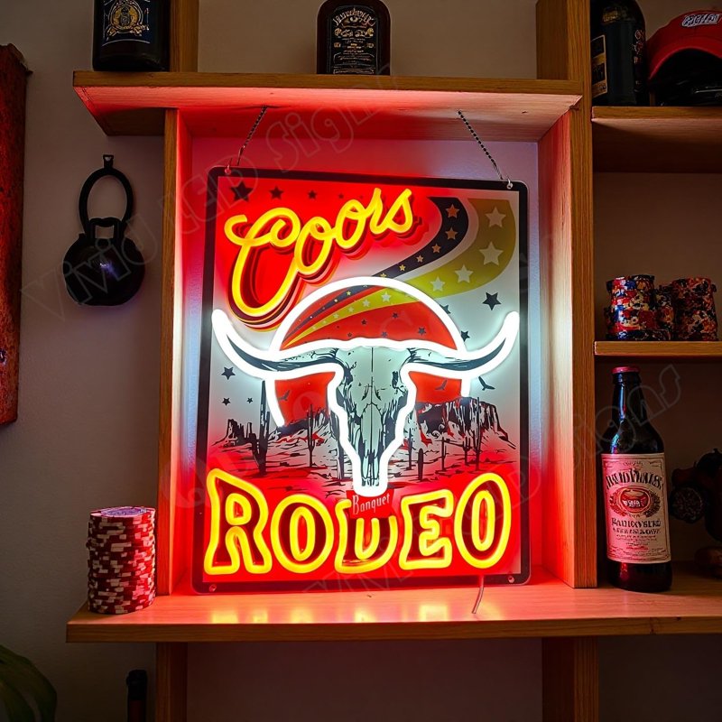 16x9 LED Neon Sign Beer Wall Decor Dimmable USB Powered for Bars & Parties
