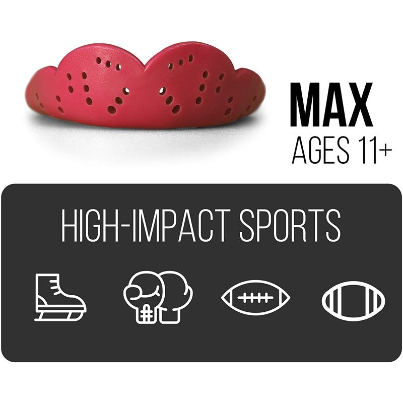 Sports Mouthguard Impact-Resistant Custom Moldable Thin Protective Gear