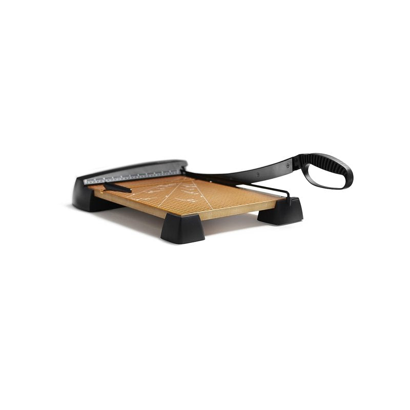 Heavy Duty Wood Paper Cutter Trimmer 15 Sheets, 12x15 Inch Guillotine