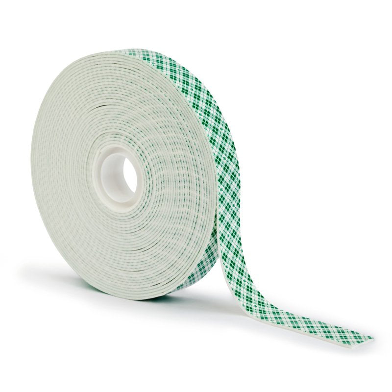Indoor Double-Sided Mounting Tape - Strong Adhesive, 0.75 x 350 in, White, 1 Roll