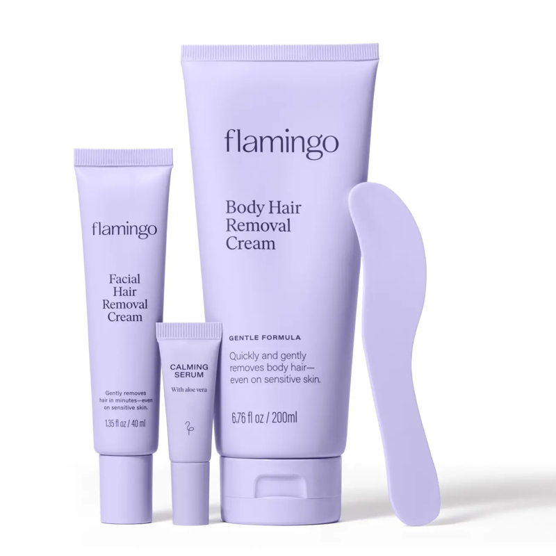 Hair Removal Cream Duo for Face & Body - Gentle Depilatory Solutions