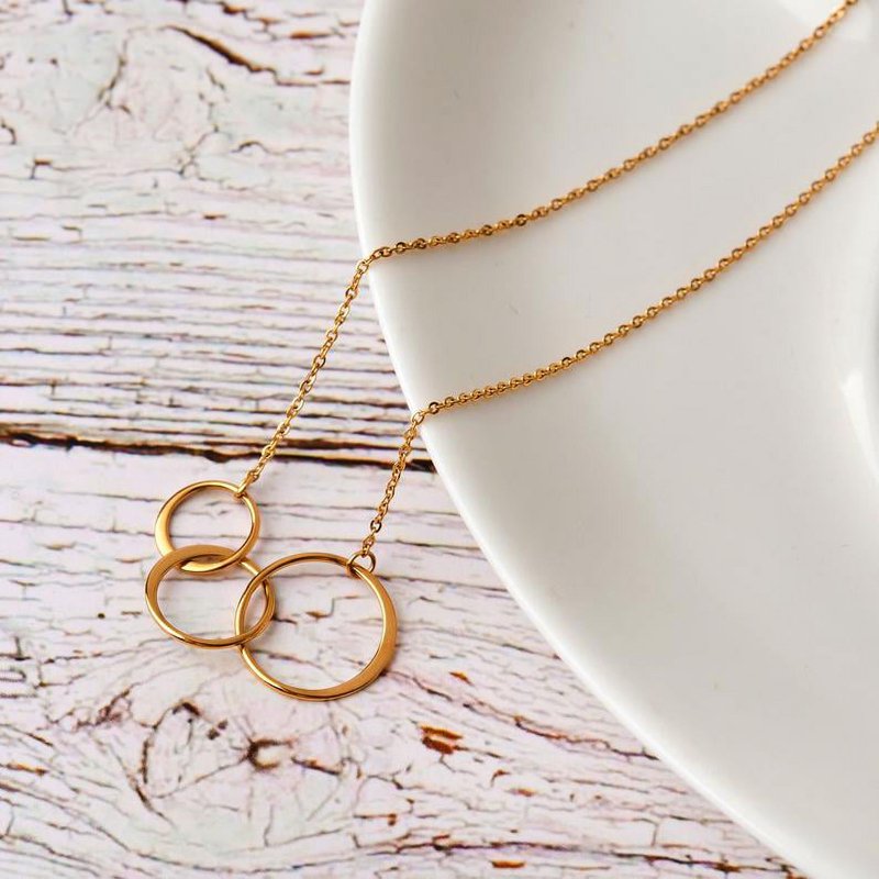 Personalized Necklace Gift for Mom Grandma - Mother’s Day Card & Box