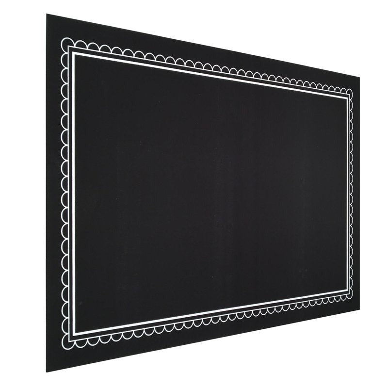 12-Inch Erasable Plastic Chalkboard Sign - Reusable, Durable, Indoor Use