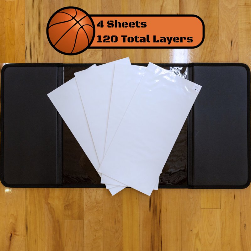 Portable Basketball Shoe Traction Mat - 120 Layers Non-Slip Grip Pad for Court Stability
