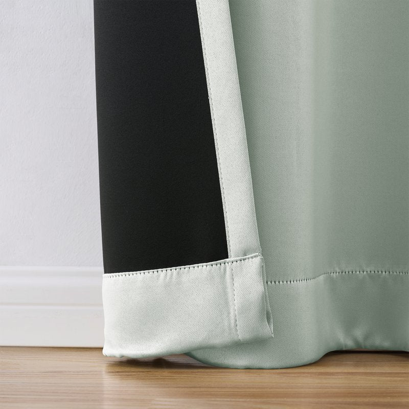 Blackout Curtain Panel Pair - Room Darkening Window Treatment, 30x95 in