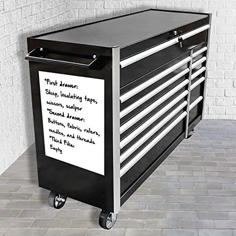 Dry Erase Magnetic Roll - Flexible White Surface for Writing & Wiping, 24 inch Wide