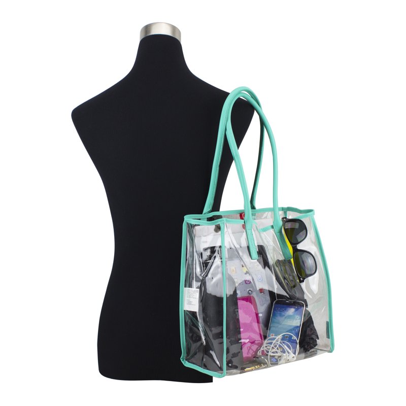 All-Purpose Clear Security Tote Bag for Stadium & Events - Durable PVC