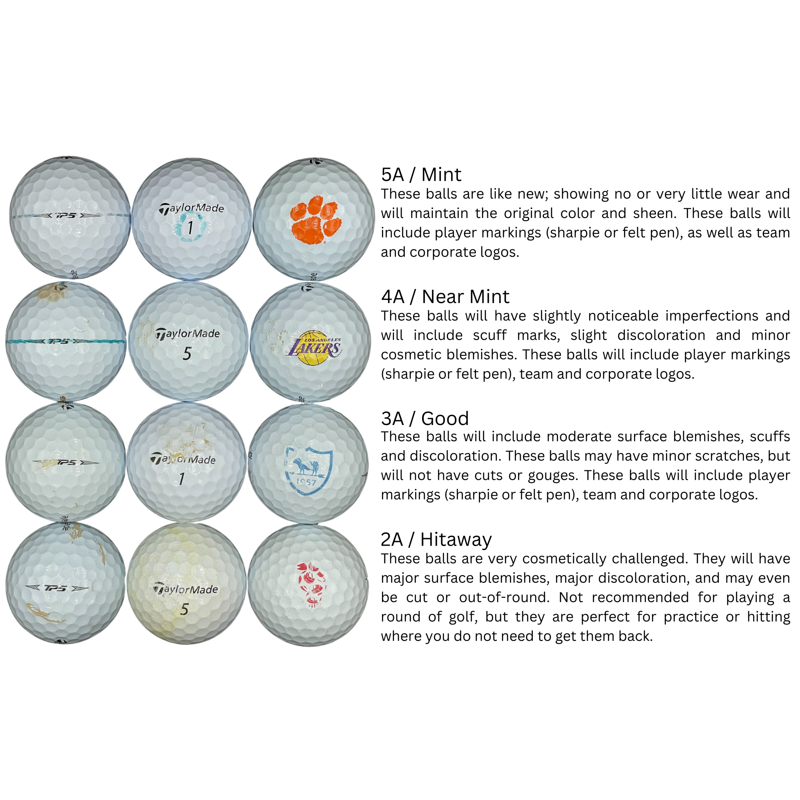 Golf Ball Planet Callaway Supersoft Recycled Golf Balls 50 Pack 4A/Near Mint - White