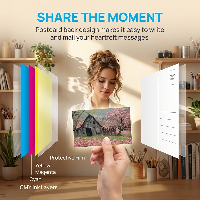 Canon Selphy Photo Paper & Ink Set 4x6 Inch Glossy Compatible KP-108IN