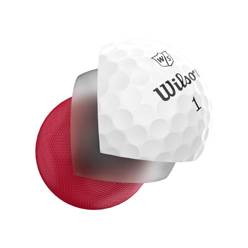 Wilson Triad Golf Balls 12 Pack – White, 2022 Variation: White, Single