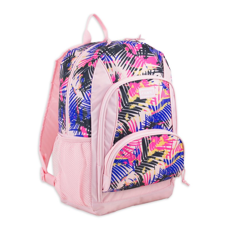Unisex Triple Pocket Backpack with Padded Straps and Multiple Compartments