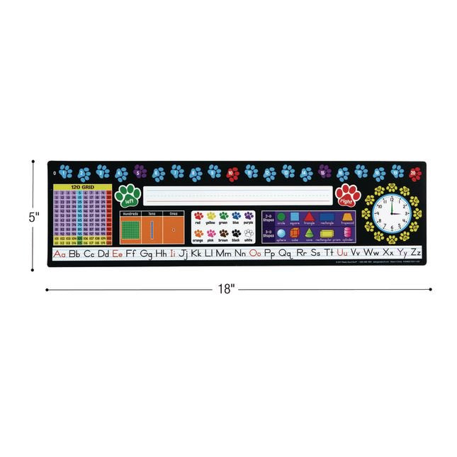 Self-Adhesive Desktop Helper Set of 24 - Classroom Organization & Learning Tools