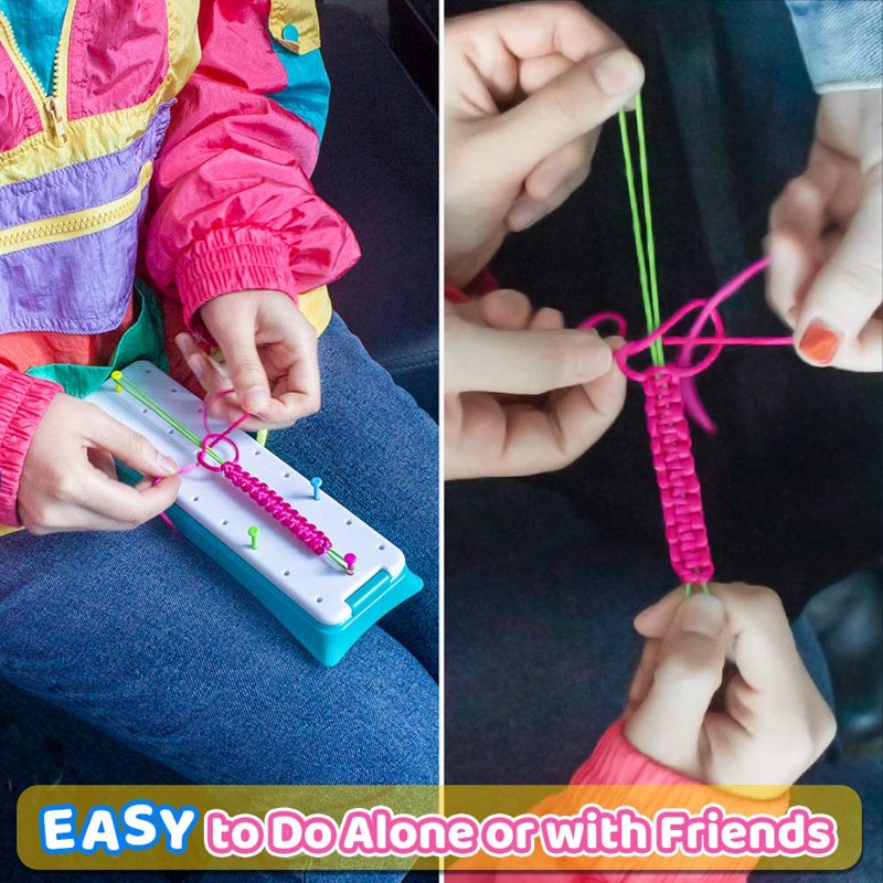 Friendship Bracelet Making Kit for Kids - DIY Craft Set with Loom & Accessories